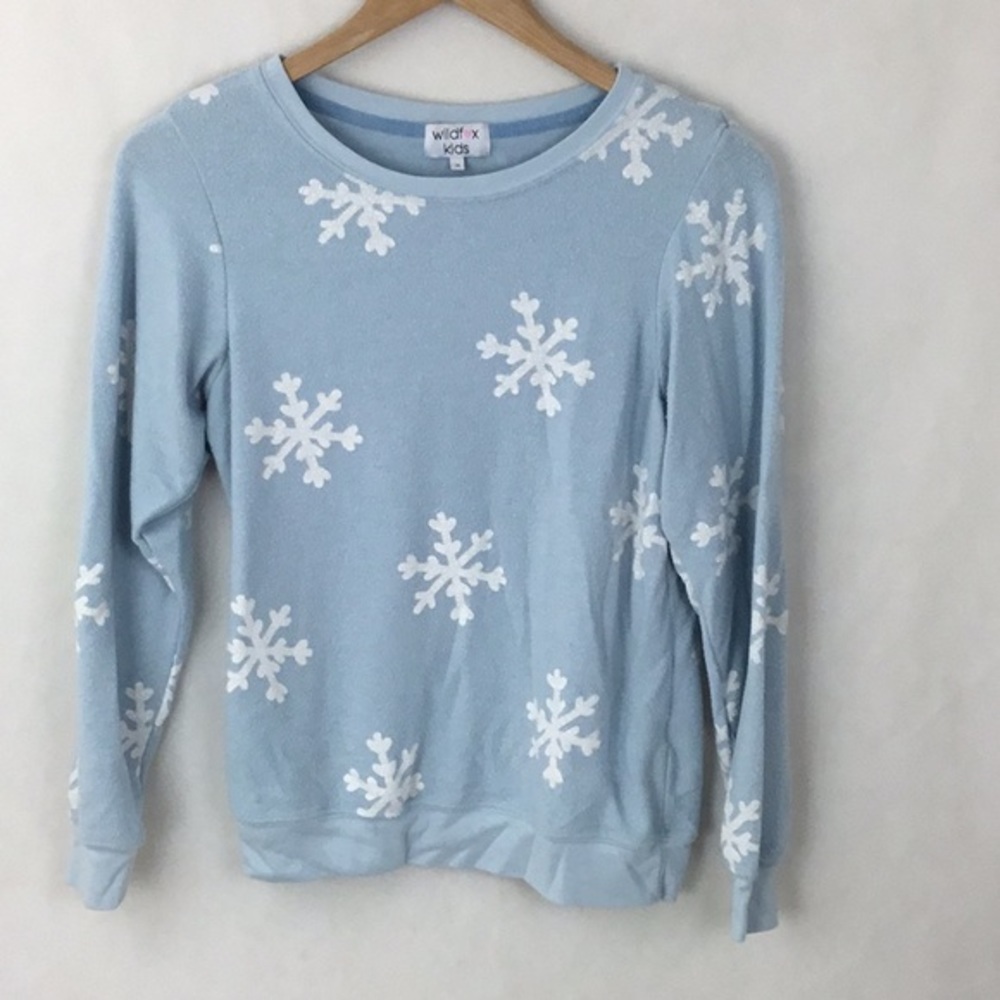 WILDFOX KIDS Snowflake Pullover